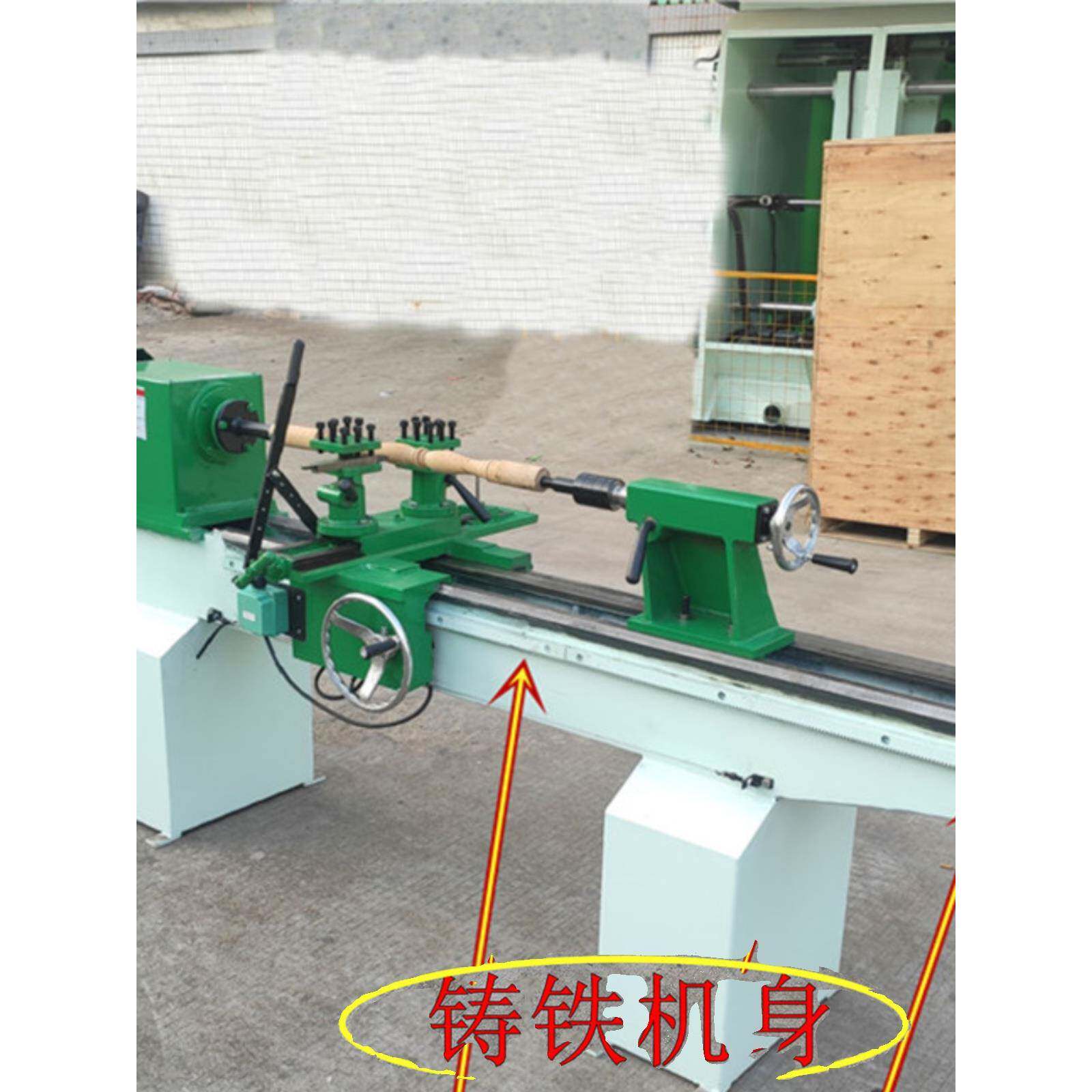 仿型车床形木工扶机械车楼梯手手动仿形车床仿工车魏耀床车圆木棒