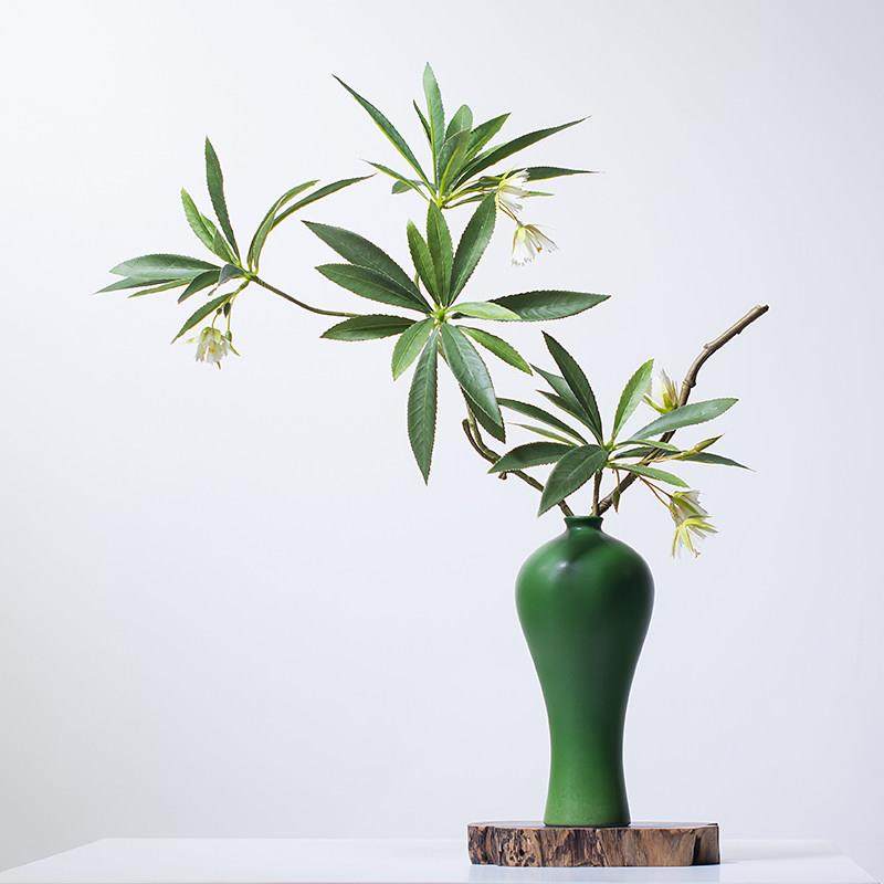 新中式禅意仿真马醉木绿植创意台面假花瓶茶室客厅酒柜装饰品摆件,家居饰品,仿真花/假花,淘宝优惠券,粉丝福利购,淘宝优惠卷
