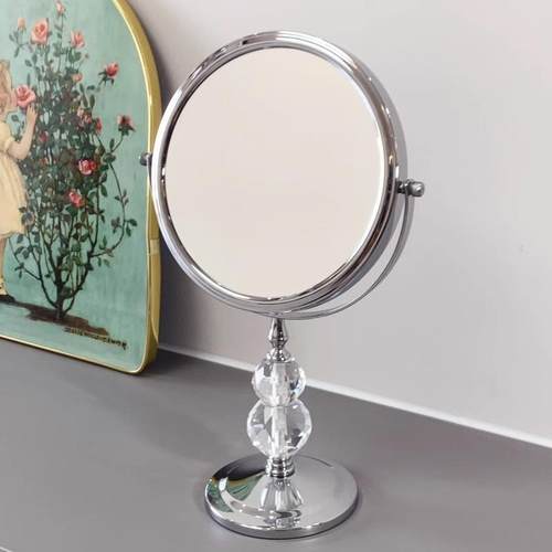 美容院专用医美高清轻奢双面镜旋转放大梳妆台镜子化妆镜桌面台式