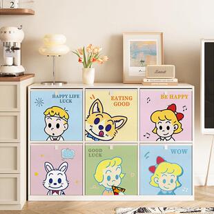 原田治儿童衣服收纳箱大容量卡莱克格子柜抽屉式收纳筐整理收纳盒