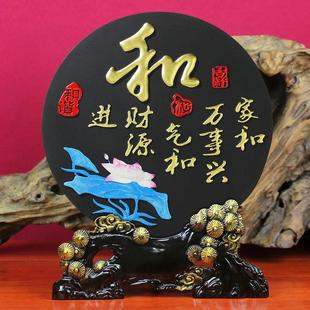 活性炭雕工艺品碳雕电视柜酒柜客厅家居装 饰品摆设玄关博古架摆件