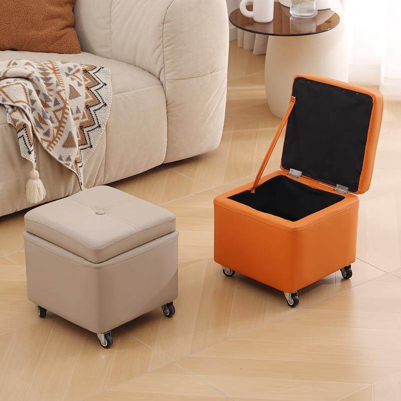 小凳子家用矮凳子客厅储物凳结实耐用茶几沙发凳软包带滑轮搁脚凳,住宅家具,矮凳,淘宝优惠券,粉丝福利购,淘宝优惠卷