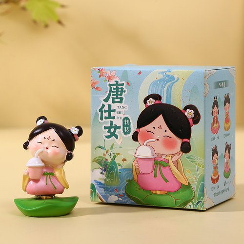 唐仕女文创转转桌面摆件伴手礼物