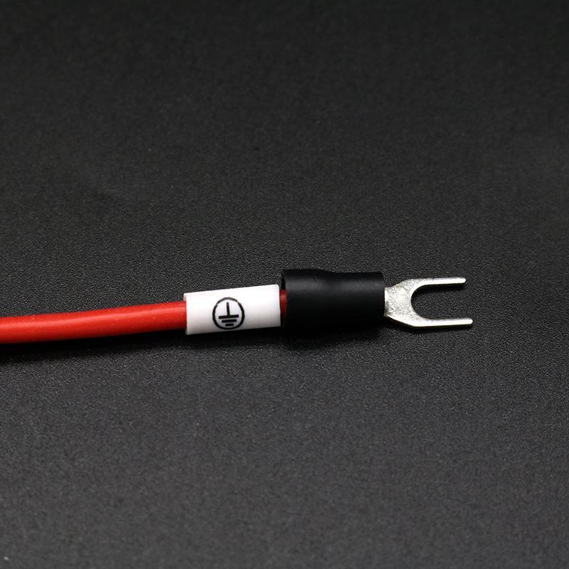 线缆号码管电工零线标识标记电线号套管 白色梅花齿编号管 地线符