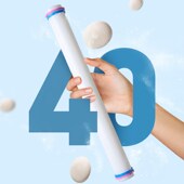 不沾擀面杖 PP翻糖饺子皮擀面棍带垫圈大中小压面棒家用烘焙工具