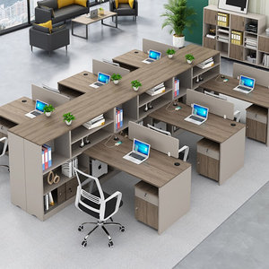 屏风办公桌隔断文员桌子办公室写字楼办公桌椅组合职员卡座A802