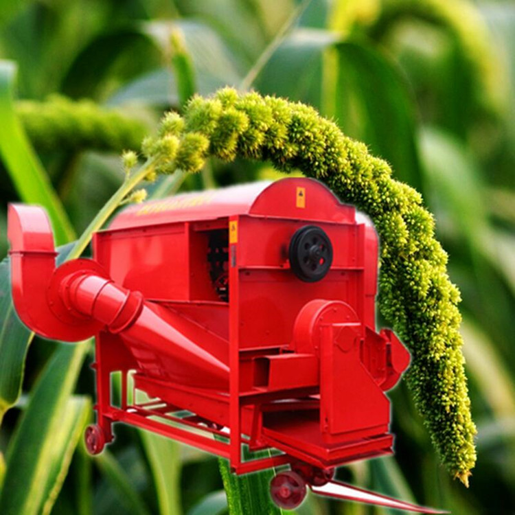 125型小麦脱粒机 高粱黄豆谷子打粒机 稻子麦子四清分离机