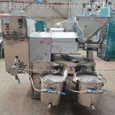 油全自动螺旋榨油机 商小 型榨机流动车用载DEQ榨油机