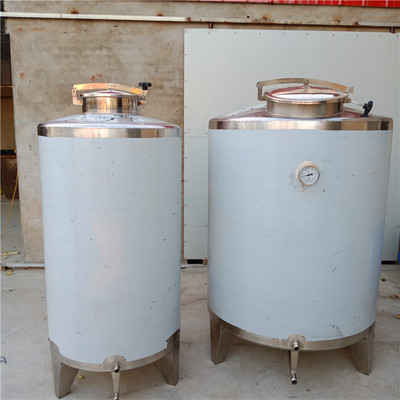 304酒罐散酒桶不锈钢酒容器加工定制  家用小型收纳储存白钢罐