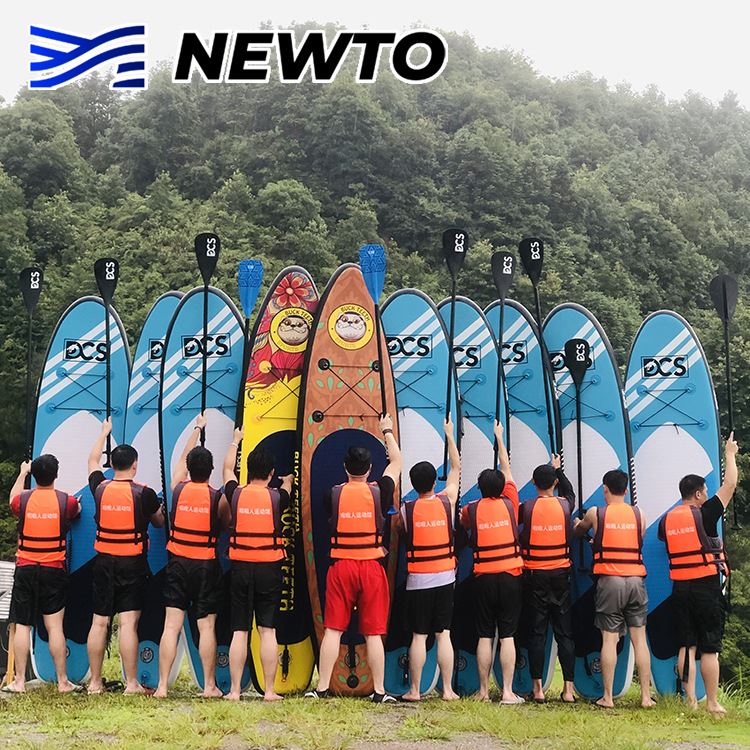 充气冲浪板出口滑水板10尺水上冲浪板一套现货订购划水板