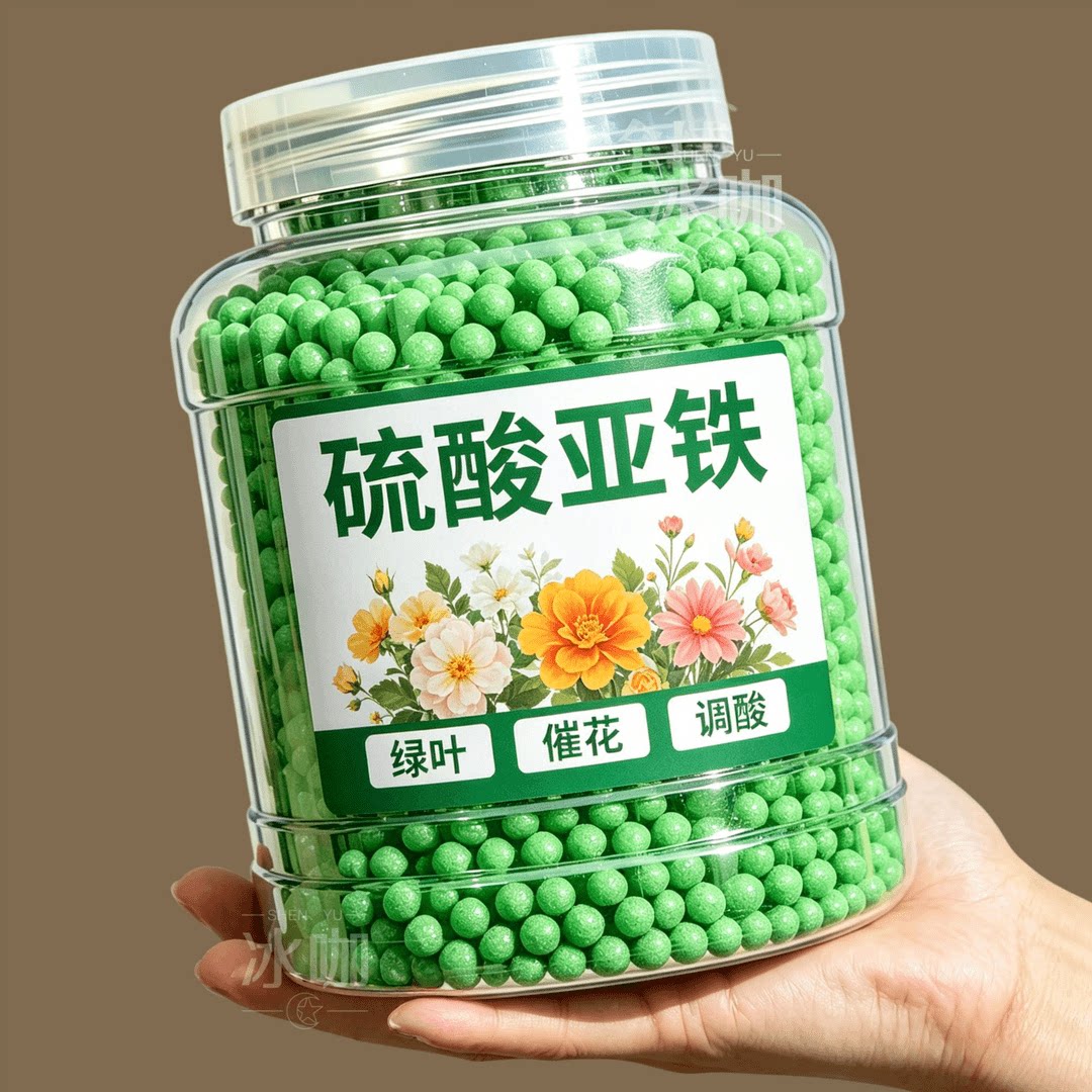硫酸亚铁花用酸性肥料通用型栀子花专用防治黄叶补铁调酸花肥专用