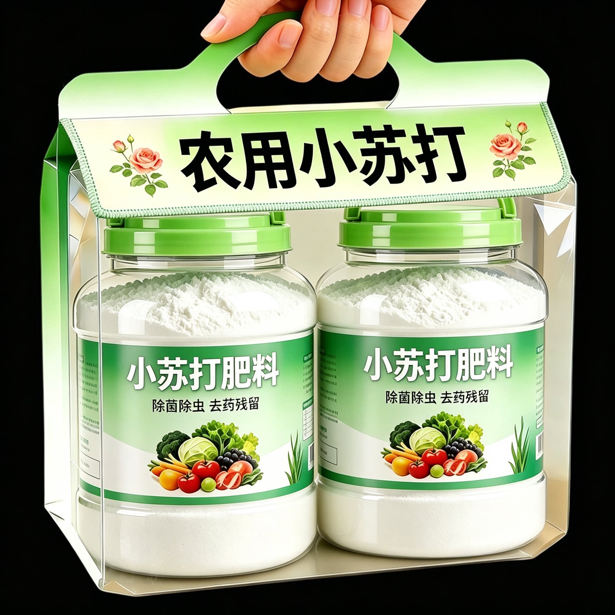 农用小苏打除虫绿植果蔬杀菌增产增收花卉绿植蔬菜果树果蔬病害