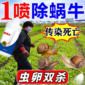 蜗螺净蜗牛一喷净专打鼻涕虫蛞蝓福寿螺软体组织害虫蔬菜农田助剂