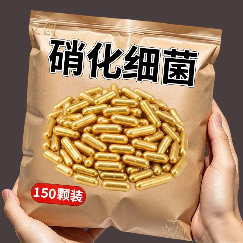 鱼缸硝化细菌胶囊打造空气缸去除腥味净化水质分解鱼粪懒人必备品