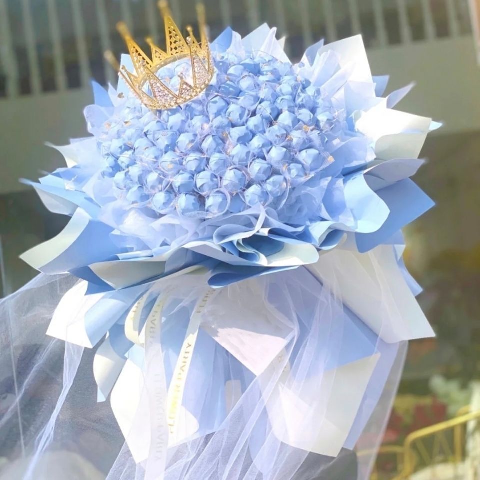 情人节礼物满天星花束棒棒糖DIY材料包生日送女朋友闺蜜生日礼物