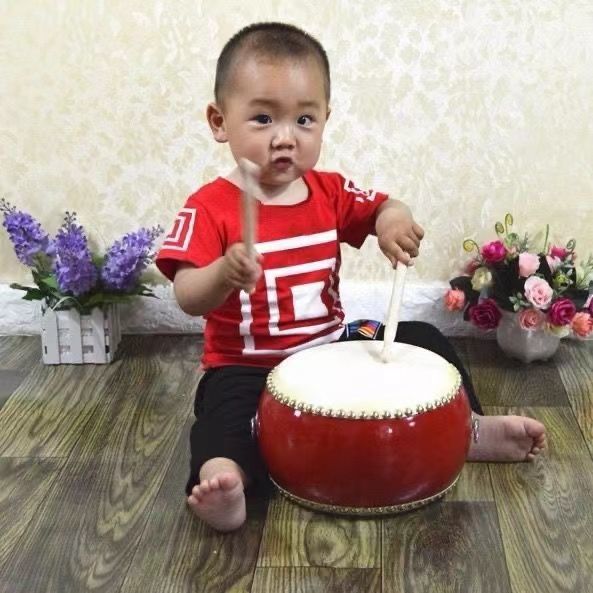 儿童玩具鼓敲打鼓婴儿舞敲击鼓手拍鼓敲锣打鼓小孩玩的堂鼓乐器锣