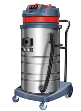 嘉美BF585-3工业吸尘器80升3000瓦I强力大功率工厂车间粉尘吸水机