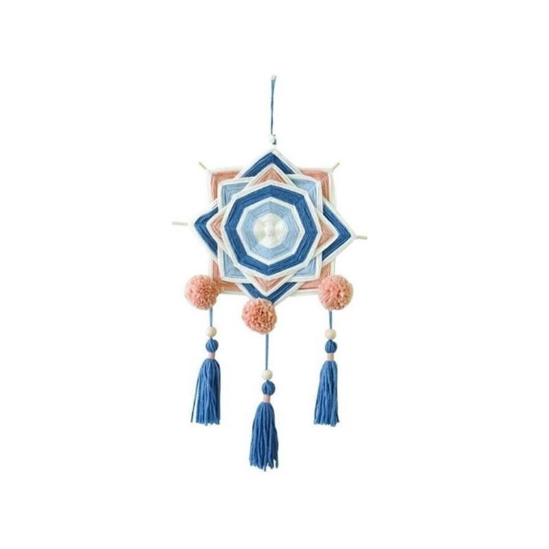 绕线曼达拉毛线手工编织制作设计diy材料包ins风墙X壁挂饰绕线画