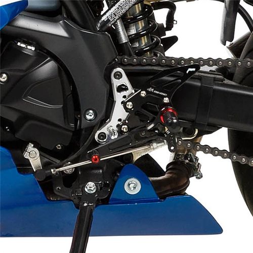 适用于铃木 SV650 SV650S/zABS 16-21年改装升高脚踏总成后移脚套