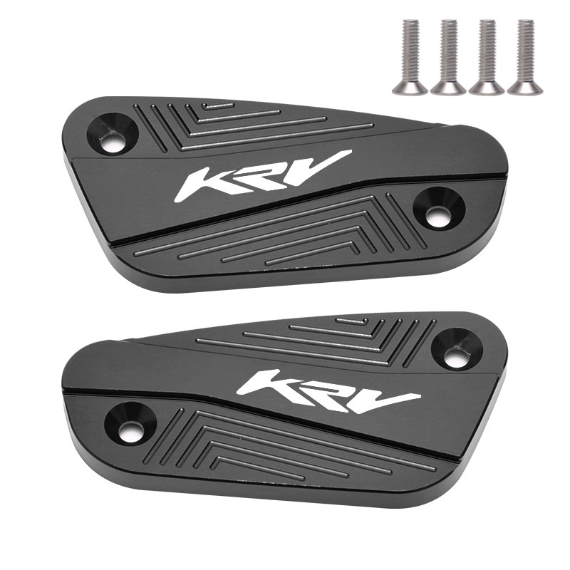 适用光阳KRV180改装刹车上x泵盖 制动液压油壶盖油杯盖 铝合金配