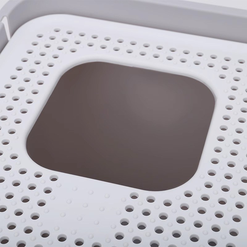 猫砂盆超大号全封闭特大一体式防外溅顶入式猫Q沙盆猫咪屎盆猫厕