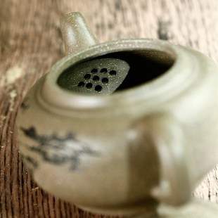 稀有竹青泥2e00CC精致小壶舍得壶舍即是得山水行船图江南春名家壶