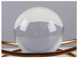 轻奢沉思者摆件北欧客厅电w视柜酒柜书房办公桌水晶球玄关装饰品