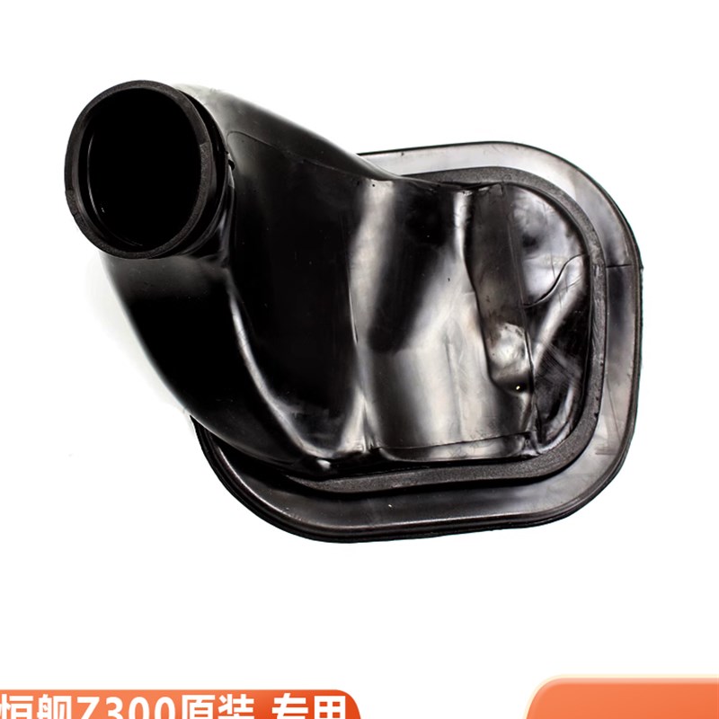 恒舰Z300越野摩托车 进气喉管 化油器进气接头橡胶X管 空滤喉管