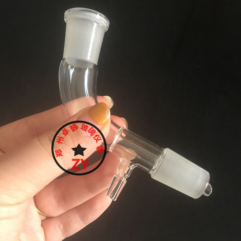 玻璃仪器 c真空/接受管 接收管 尾接管 具嘴接受管 可定做 24*24
