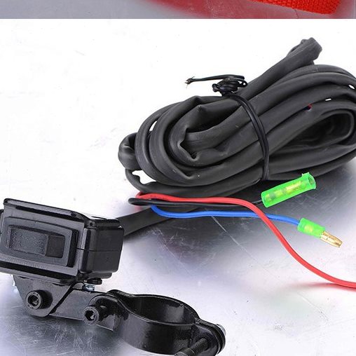 ATV绞盘配件带线开关摇臂开关2.5m线