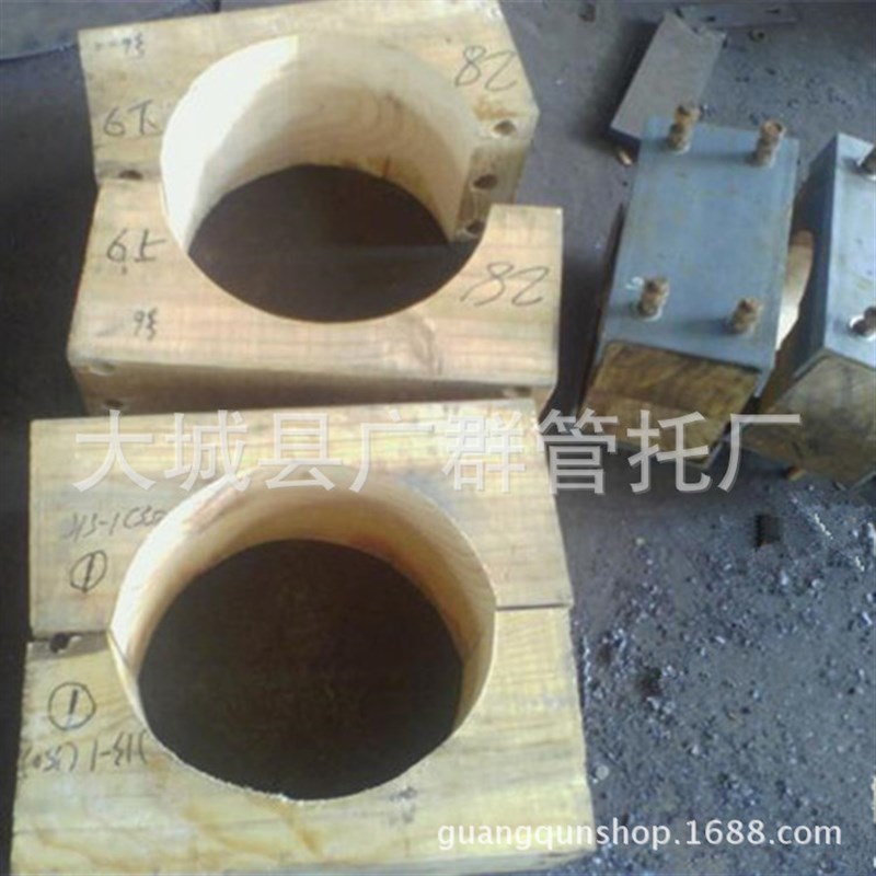 管道木托cp型卡空调管道木聚氨酯木托码橡塑管托枕木托码