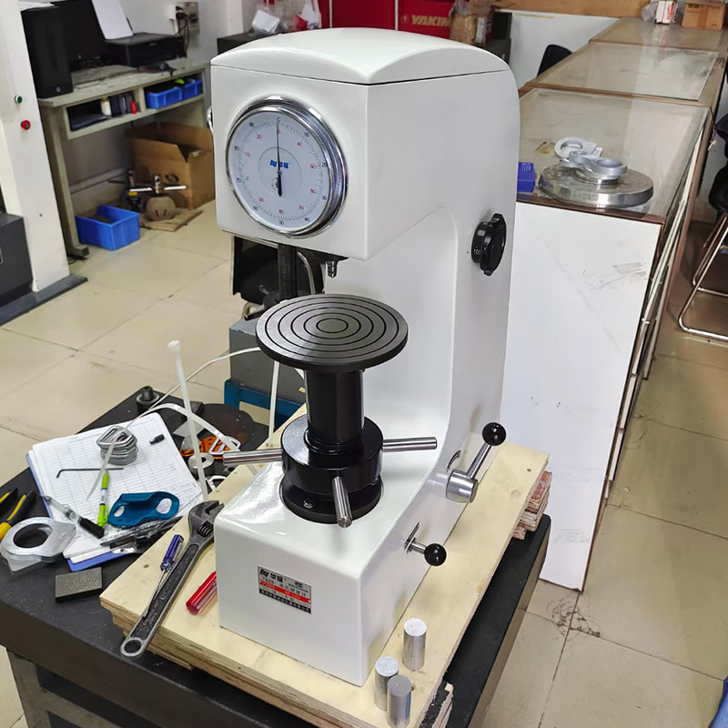 华银洛氏硬度计HR150A模具钢材金属铸铁数P显电动加高硬度测量仪