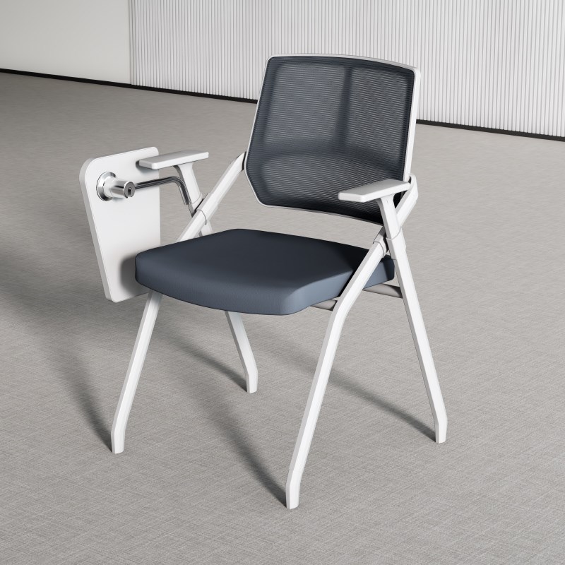 会议椅带桌c板培训折叠椅会议室椅子开会椅办公椅培训机构学生椅