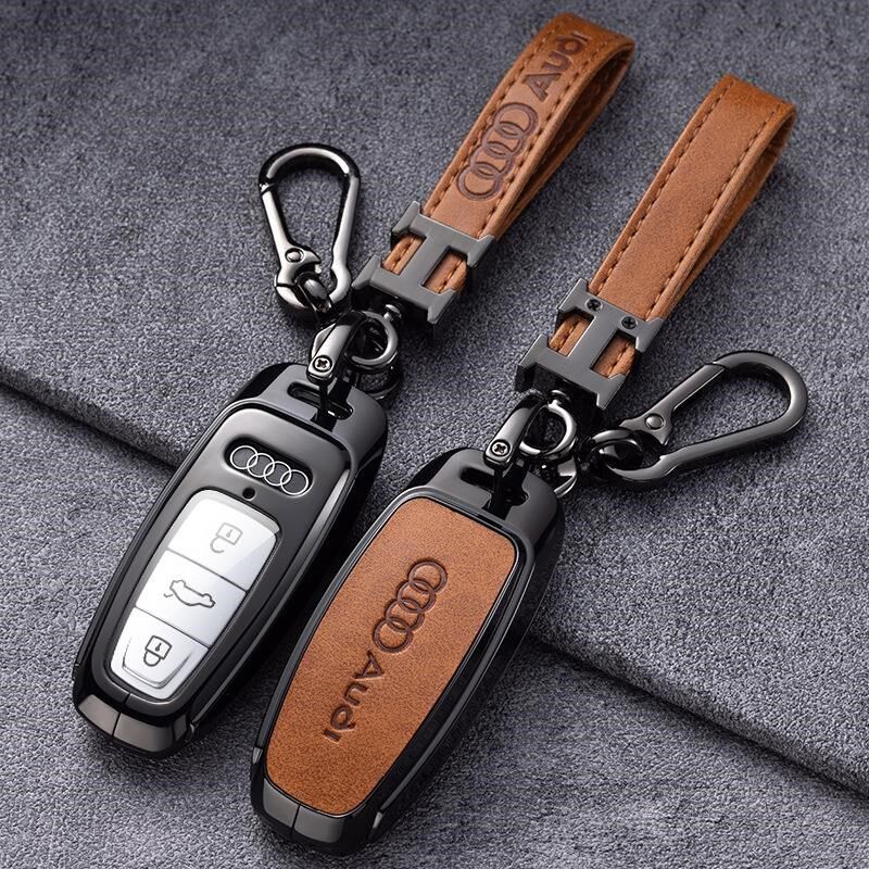 适用202c3款奥迪a6l钥匙套22壳扣A6高端男士女士2021新款汽车0