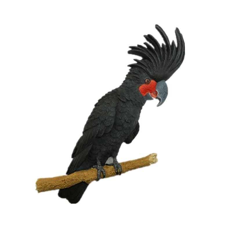 创意磁铁立体动h物鸟类棕榈风头鹦鹉冰箱贴树脂装饰磁贴磁扣留言