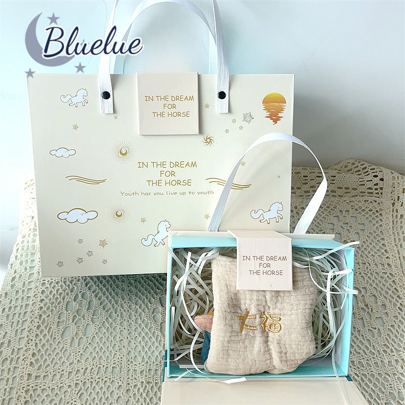 【Bluelu礼盒定制】婴幼儿礼盒百天周岁礼物初生宝宝礼物名字刺绣