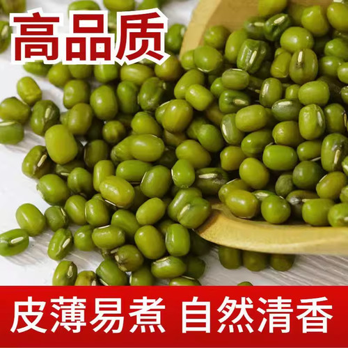 农家绿豆新绿豆100g绿豆粥解暑绿豆汤绿豆发豆芽绿豆糕新绿豆500g