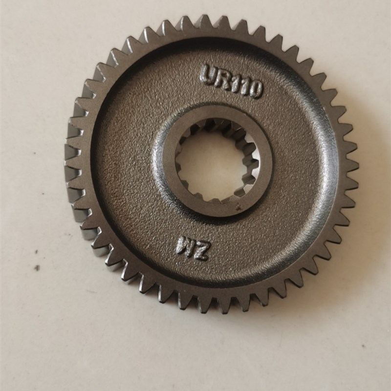 适用铃木UU125T-2后齿轮箱UY12C5后传动齿轮优驿UE125传动轴中间