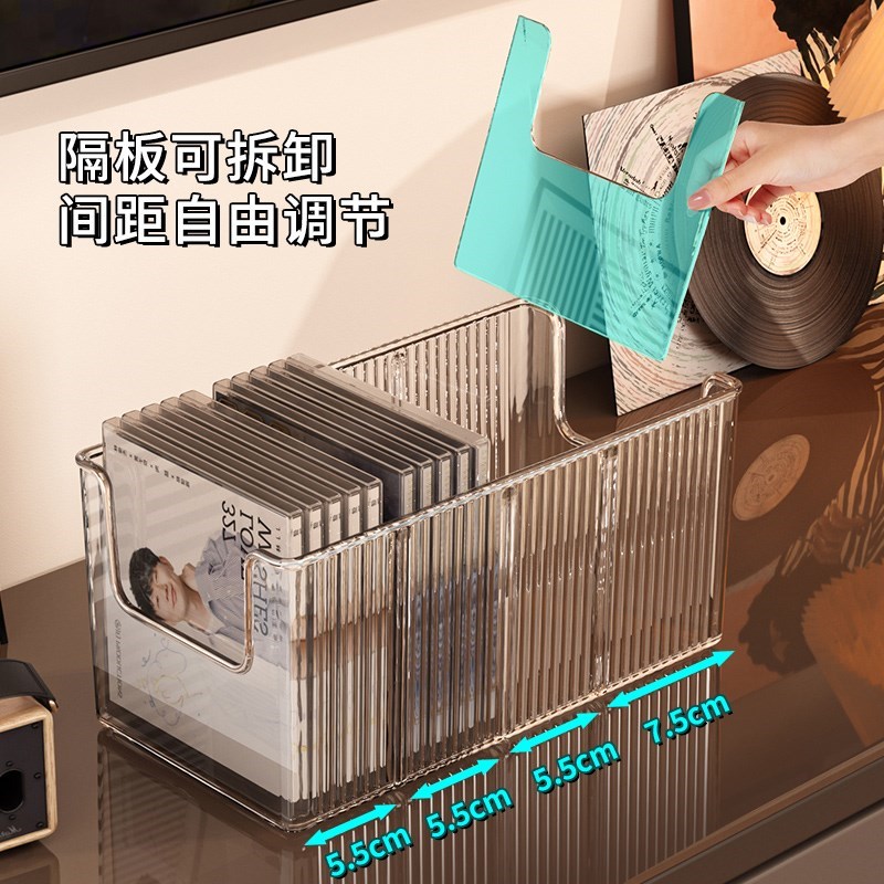 cd碟片a架子桌面光碟黑胶唱片光盘磁带收纳盒存放收藏专辑展示架