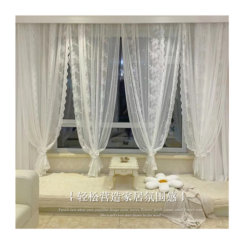 速发新款2年新款门帘蕾丝高颜值生卧室好看O的装饰隔断白纱拱形门