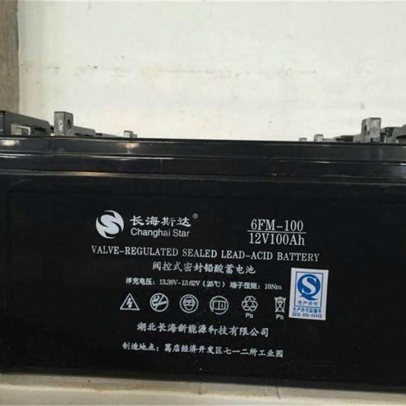 长海斯达蓄电池12V100AH 6FM-100 船舶/UPPS/EPS/直流屏等电力