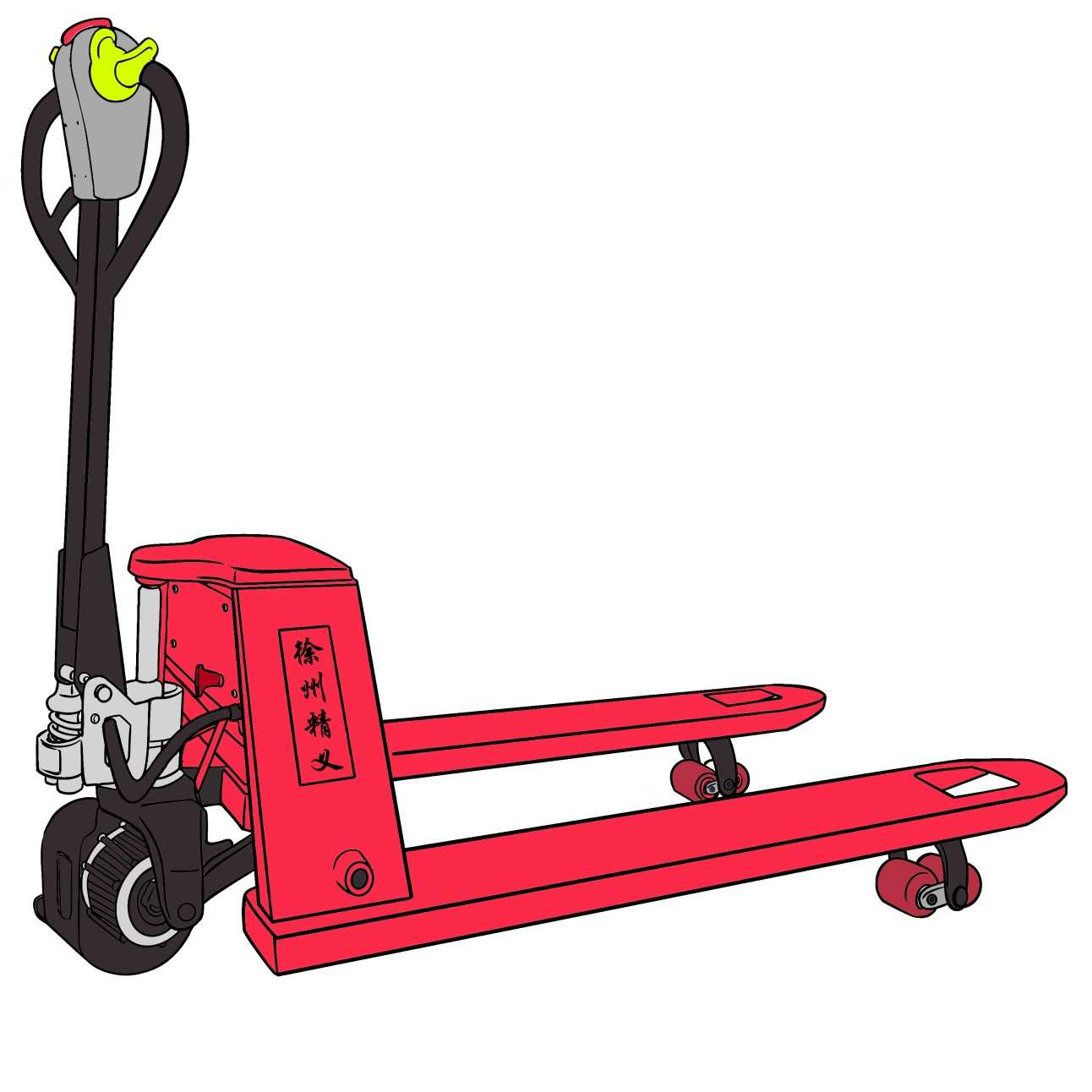 2液压电电动半吨叉车锂电池动地搬运车J全铅酸电动精义刚小金牛