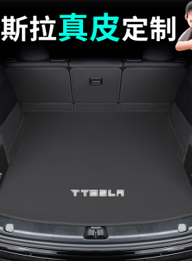 特斯拉model y后备箱垫全包围毛豆Y焕新版model3尾箱垫配件大全