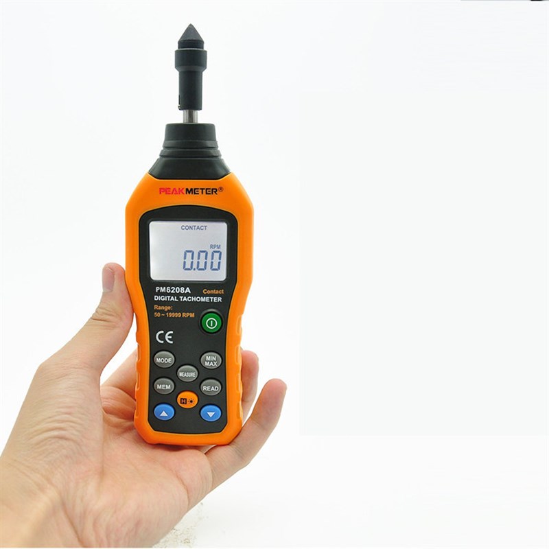 原装正品PEAKMETER新华谊MS6208A接触式转速仪电子转速表转速计