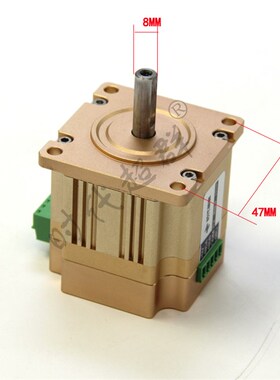 57直流伺服一体伺服小体积50W100W485通讯控制24V伺服套装现货正