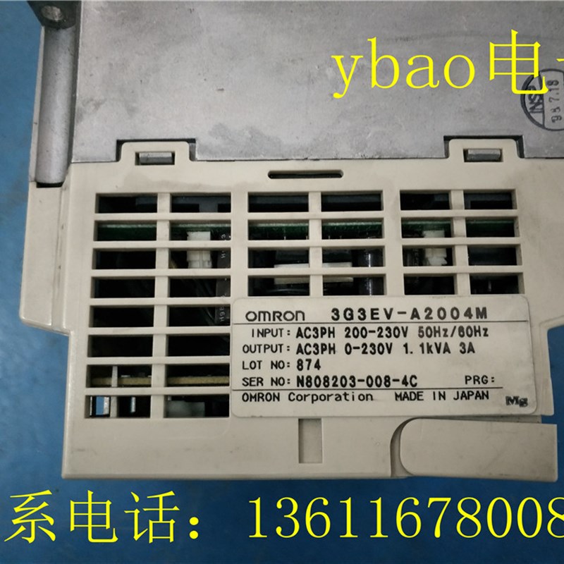 变频器 3G3EV-A2004 3G3EV-A2004M 0.4KW 220V 原装拆机 现货