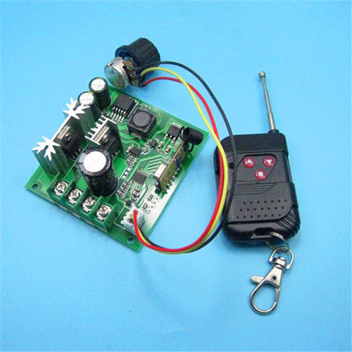 无线遥控直流电机调速器 12V24V PWM无极调速开关10A控制器