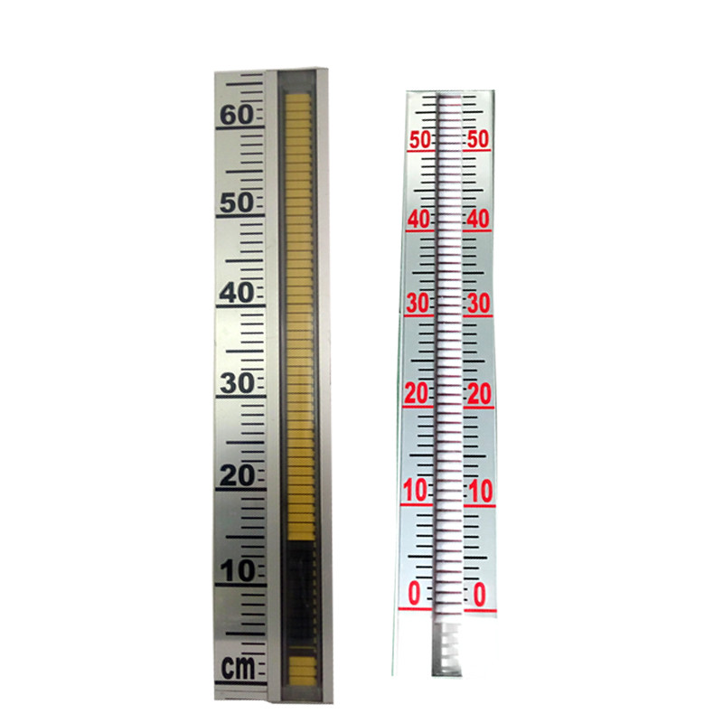 磁性翻版液位计液压显示面板磁浮子铝合金刻度水位油箱远传4-20MA