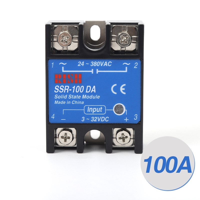 单相固态继电器SSR-25DA10A40A60A80A220V交流直流控交流24V直流