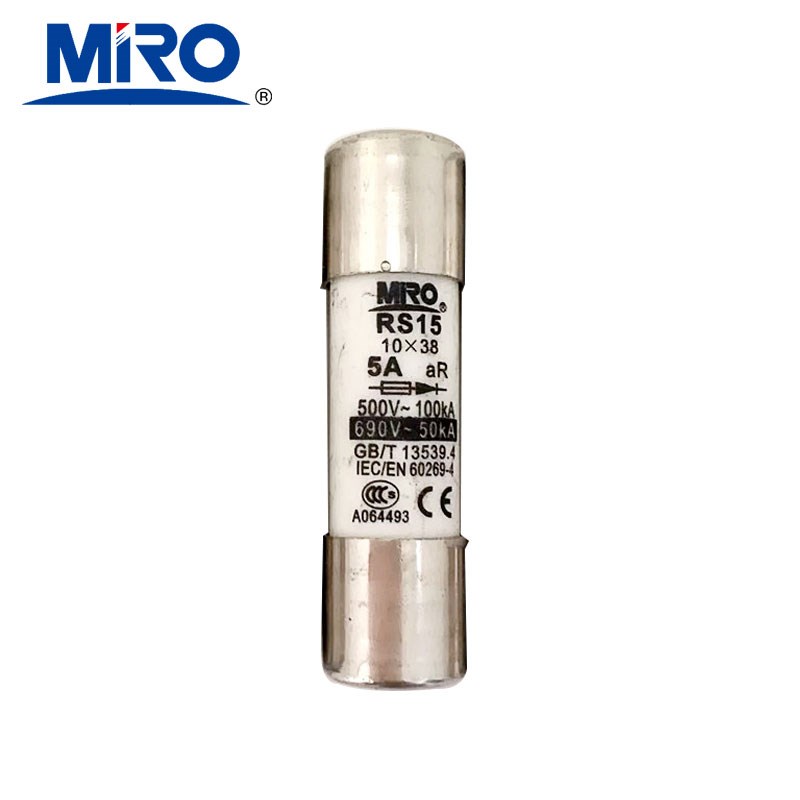 MRO茗熔RS15快速熔断器体保险丝保险管熔芯2A4A6A10A16A20A25A32A